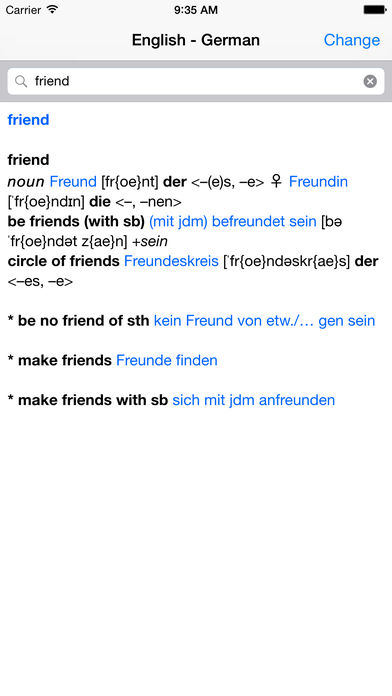 Download German Dictionary – Translator App on your Windows XP/7/8/10 and MAC PC